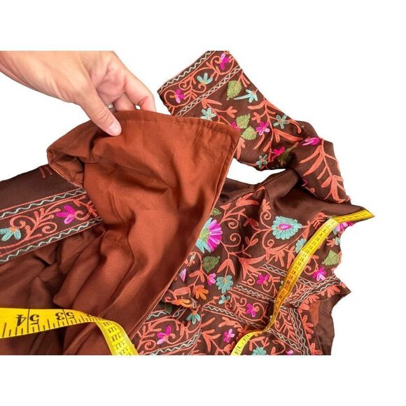 Amazing Vintage Beautiful Antique Eastern Indian KashmirI Floral Handmade Multi - Picture 9 of 11